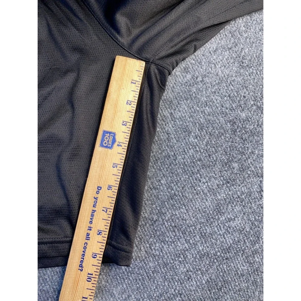 PUMA Athletic Shorts Men XL Black Blue Mash Panel Elastic Drawstring Swoosh Logo - Picture 6 of 7